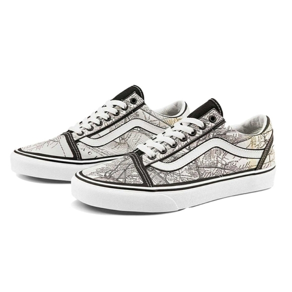 Vans Shoes - Vans Old Skool Los Angeles Maps Women 7.5 Black White MOCA FRANCES STARK 112025